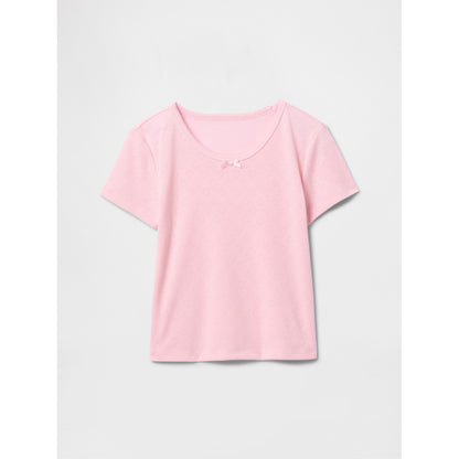 Girls' Recycled Pointelle Pj T-Shirt