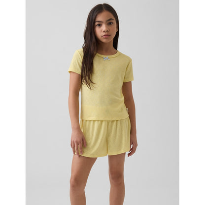 Girls' Recycled Pointelle Pj T-Shirt