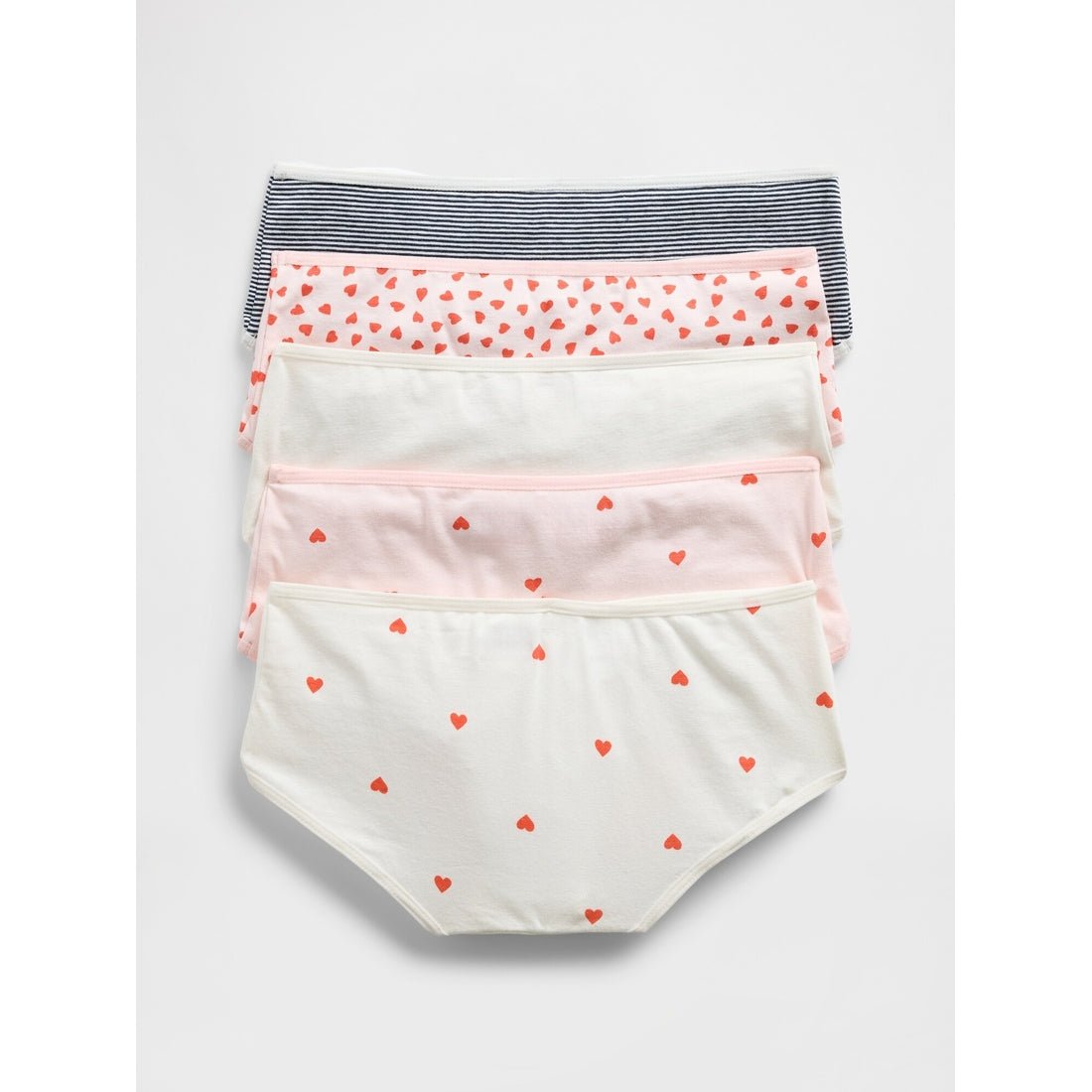 Girls' Organic Stretch Cotton Bikini Briefs (5-Pack)