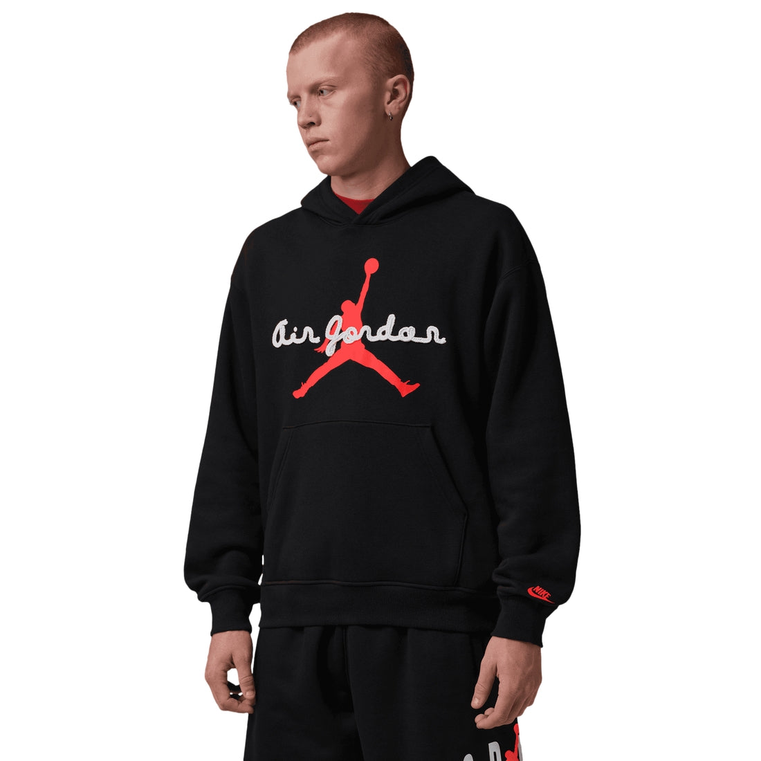 Jordan Mens AJ6 Script Brooklyn Fleece Pullover Hoodie