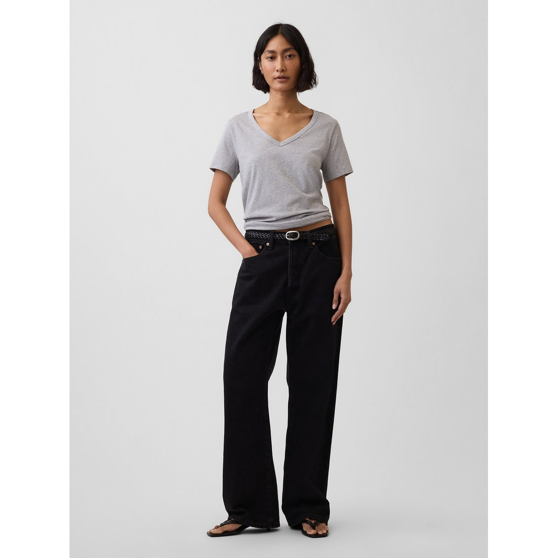 Women's Organic Cotton Vintagesoft V-Neck T-Shirt