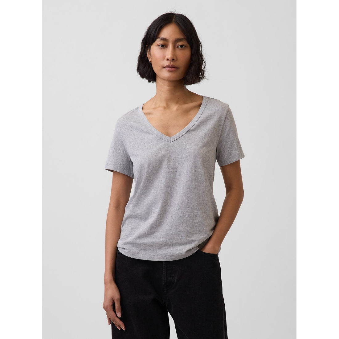 Women's Organic Cotton Vintagesoft V-Neck T-Shirt
