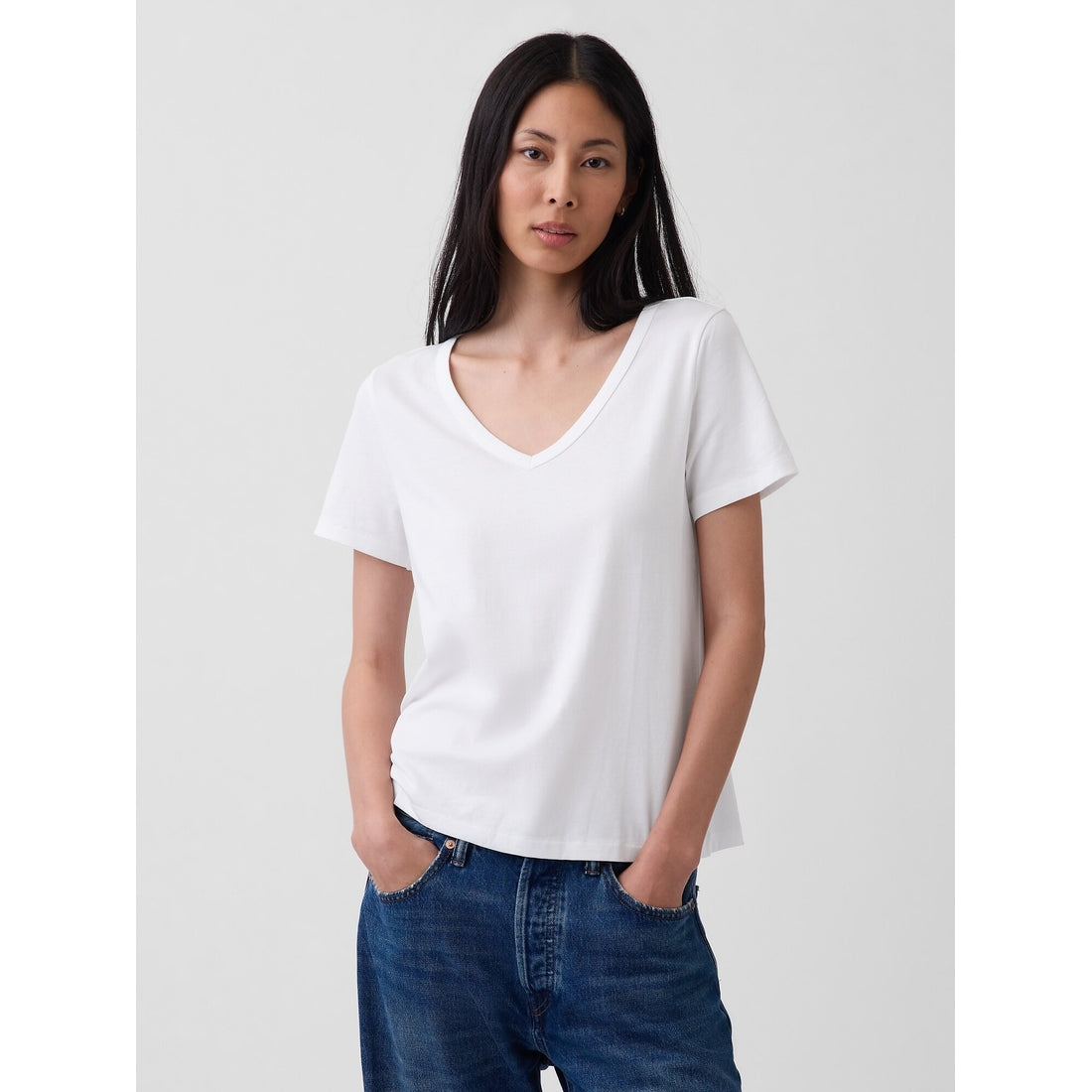 Women's Organic Cotton Vintagesoft V-Neck T-Shirt