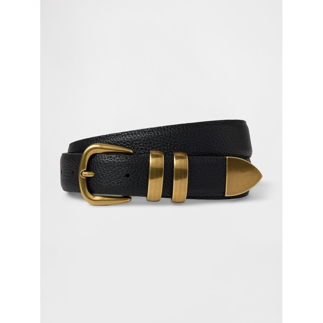 Women's Pebbled Leather Belt