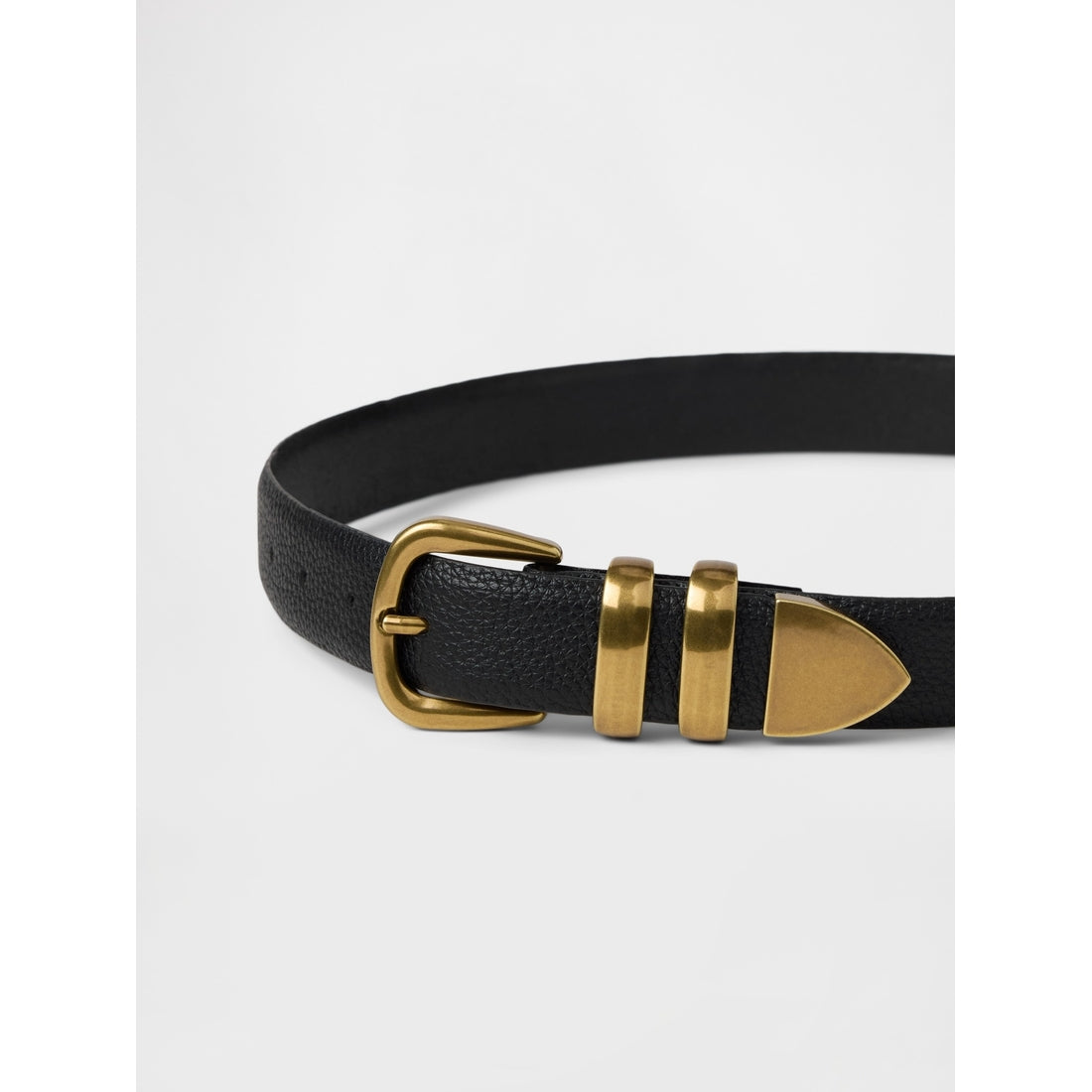 Women's Pebbled Leather Belt