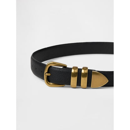 Women's Pebbled Leather Belt