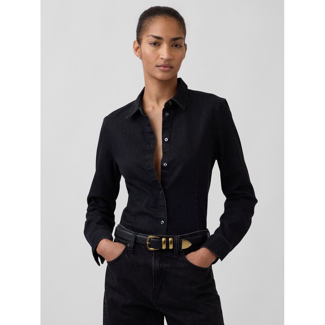 Women's Pebbled Leather Belt