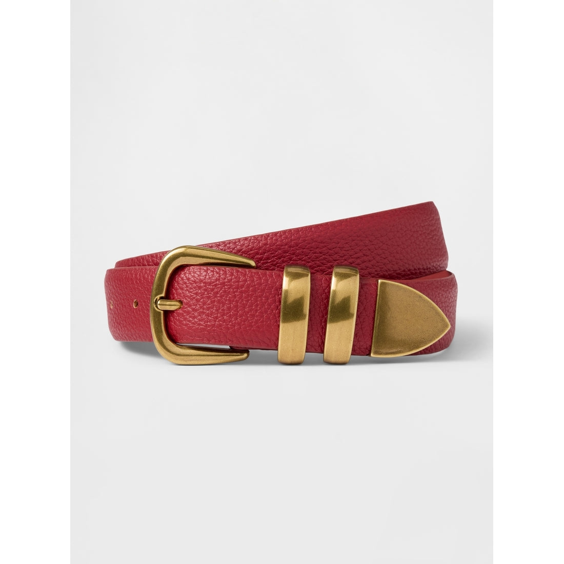 Women's Pebbled Leather Belt