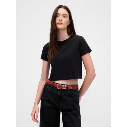 Women's Pebbled Leather Belt