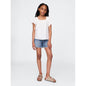 Girls' Denim Midi Shorts