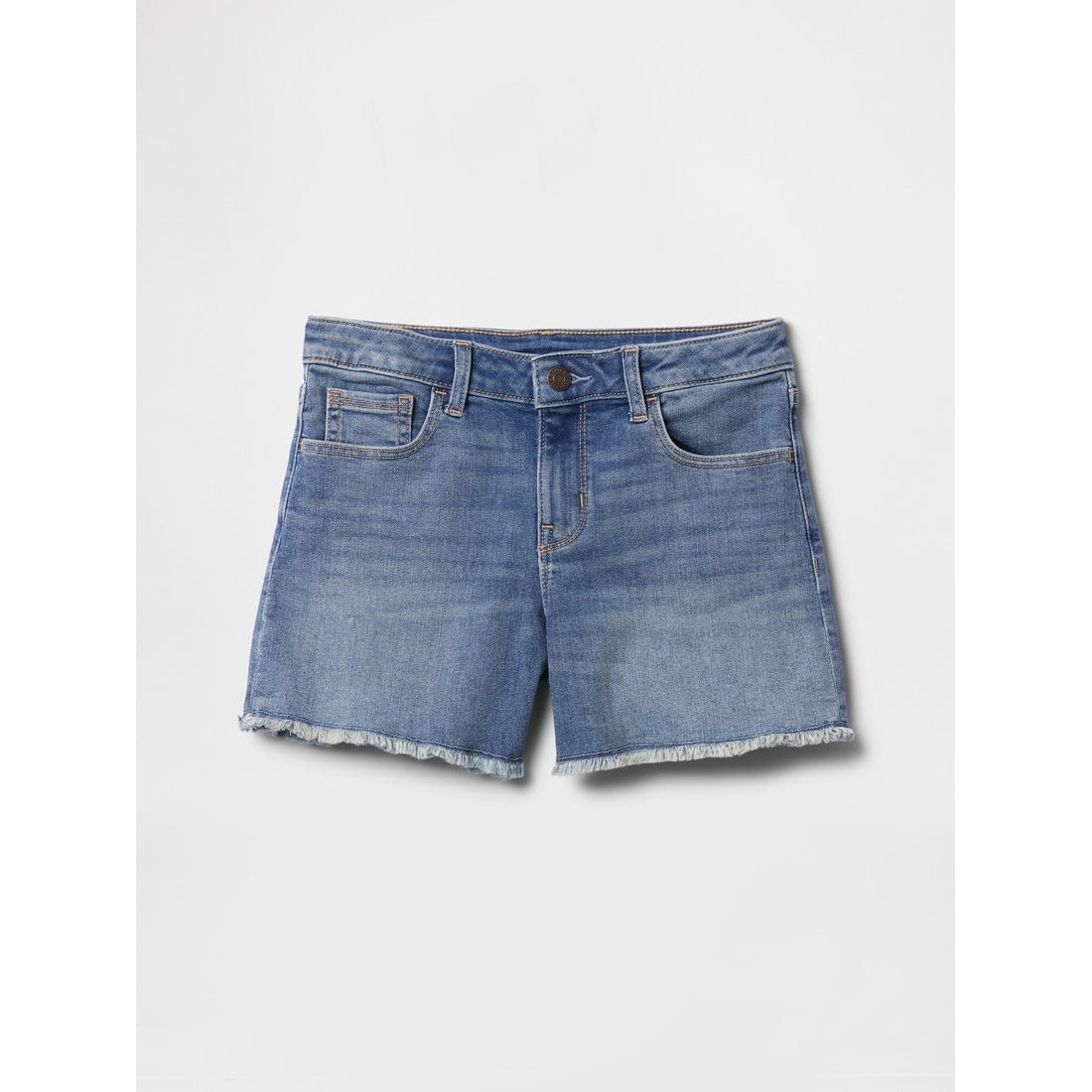 Girls' Denim Midi Shorts