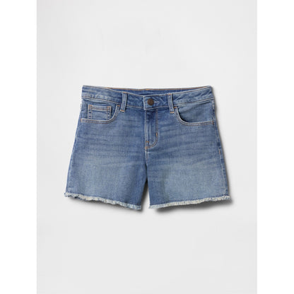 Girls' Denim Midi Shorts