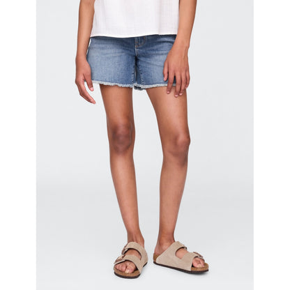 Girls' Denim Midi Shorts