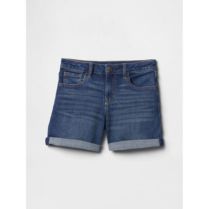Girls' Denim Midi Shorts