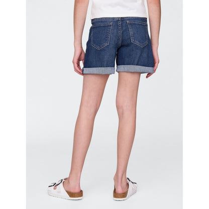 Girls' Denim Midi Shorts