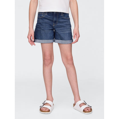 Girls' Denim Midi Shorts