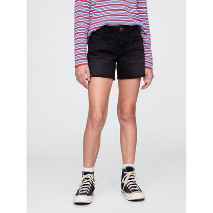 Girls' Denim Midi Shorts