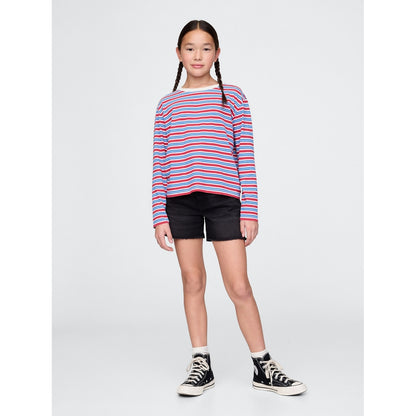 Girls' Denim Midi Shorts