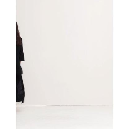 Women's Linen Scoop-Neck Maxi Dress