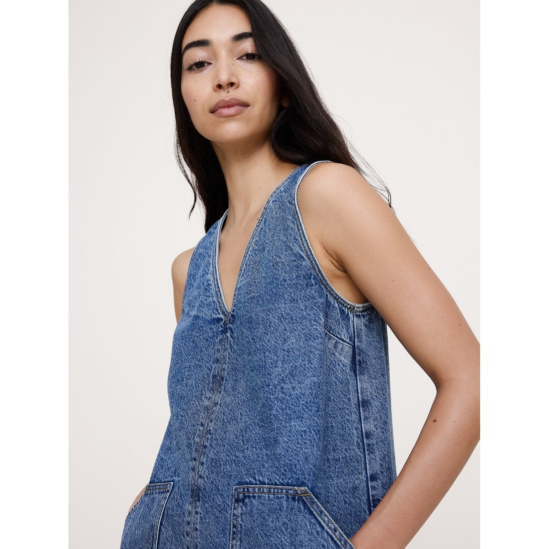 Women's Denim Shift Dress