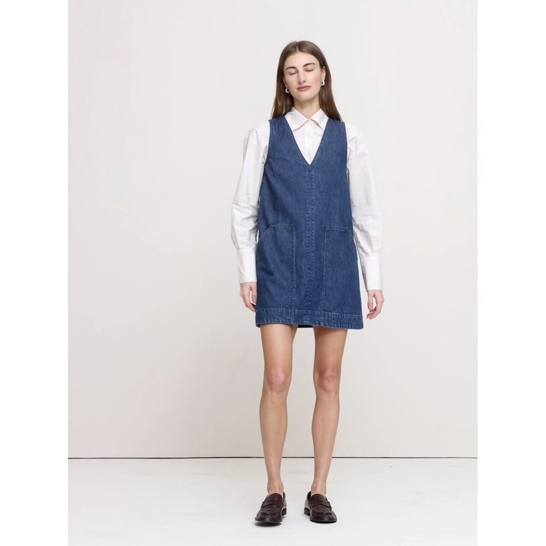 Women's Denim Shift Dress