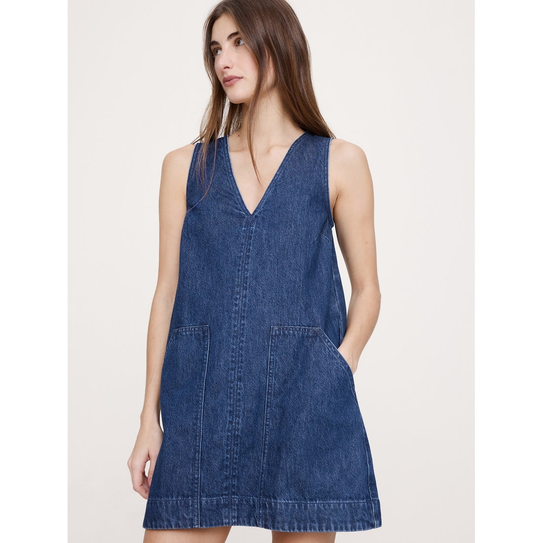 Women's Denim Shift Dress