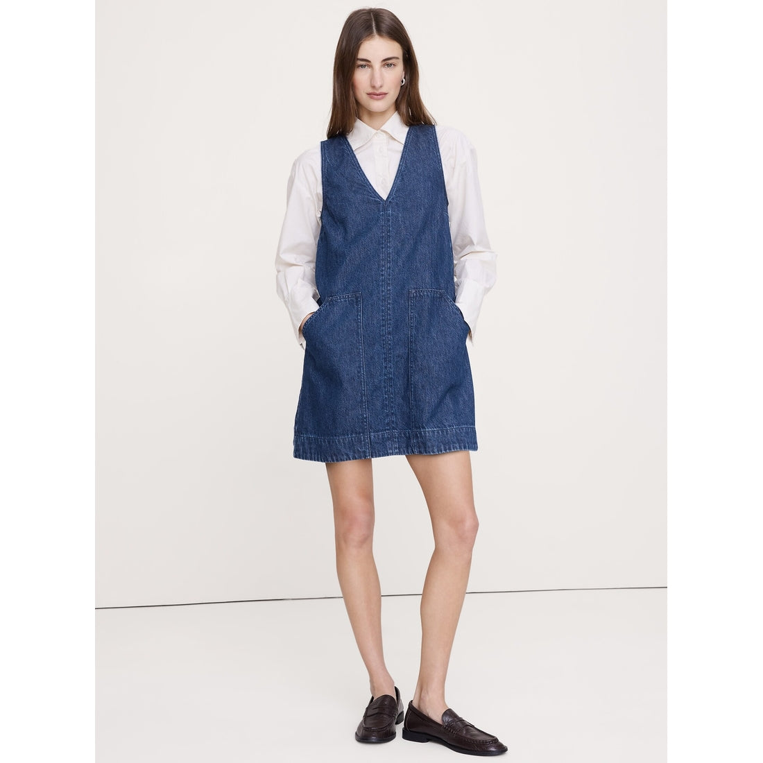 Women's Denim Shift Dress