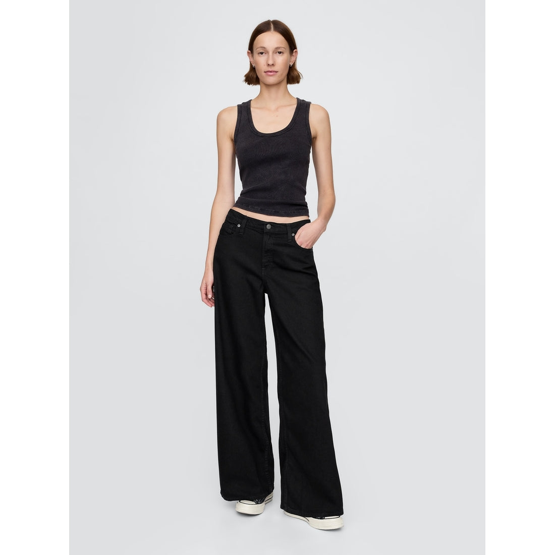 Women's Mid Rise Ultrasoft Baggy Jeans