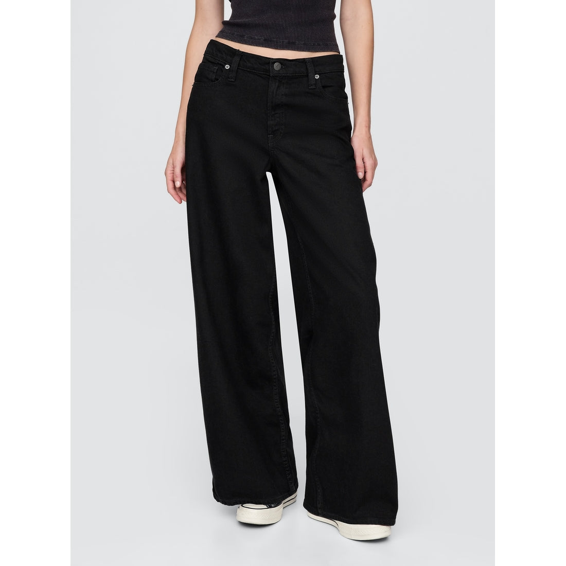 Women's Mid Rise Ultrasoft Baggy Jeans