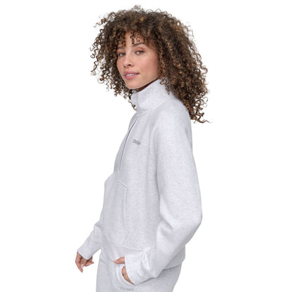 Dkny Sport Women's Studded-Logo Half-Zip Sweatshirt