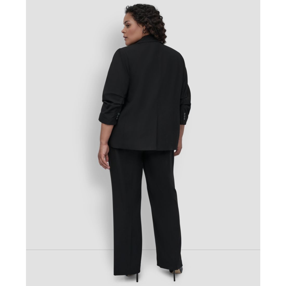 Dkny Plus Size 3/4-Sleeve Madison Jacket