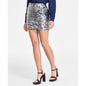 Dkny Jeans Women's Sequin Embellished Mini Skirt