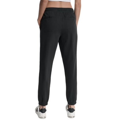 Dkny Sport Women's Cotton-Blend Tie-Waist Joggers