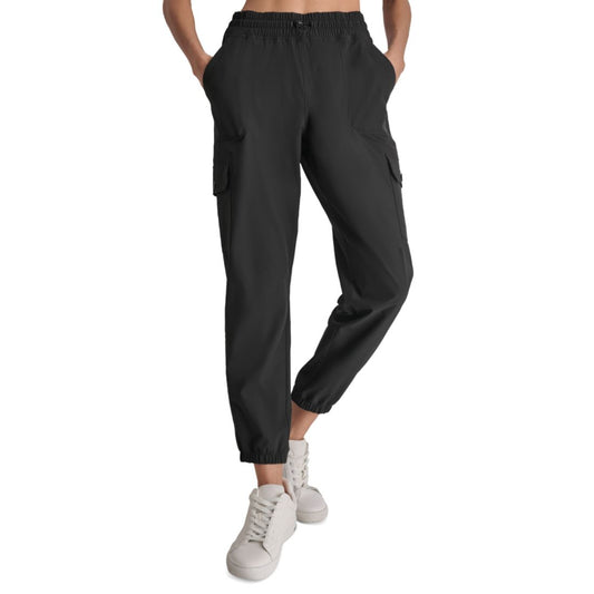 Dkny Sport Women's Drawcord-Waist Cargo Jogger Pants
