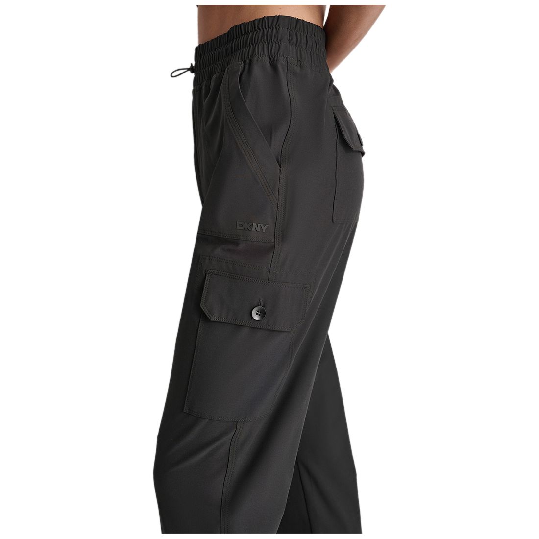 Dkny Sport Women's Drawcord-Waist Cargo Jogger Pants