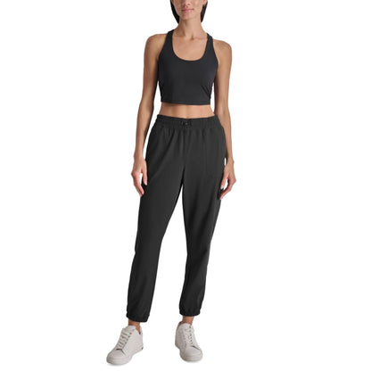 Dkny Sport Women's Drawcord-Waist Cargo Jogger Pants
