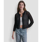 Dkny Jeans Women's Open-Stitch Drop-Shoulder Cardigan Sweater