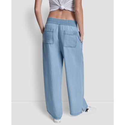 Dkny Jeans Women's Pull-On Wide-Leg Ankle Pants