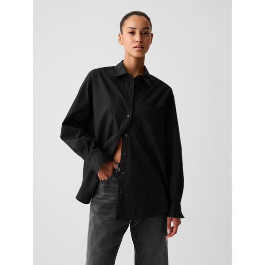 Women's Organic Cotton Poplin Big Shirt