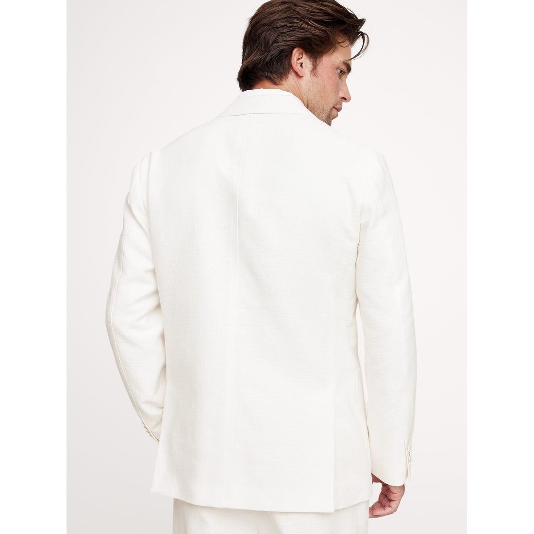 Cotton-Linen Blend Suit Jacket