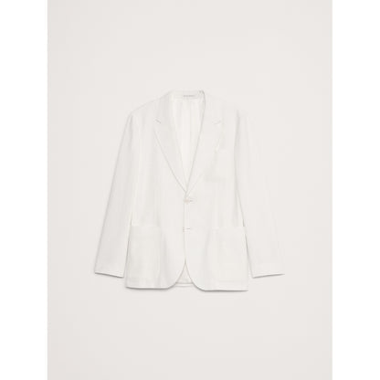 Cotton-Linen Blend Suit Jacket