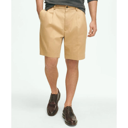 8" Pleat Front Stretch Advantage Chino Shorts