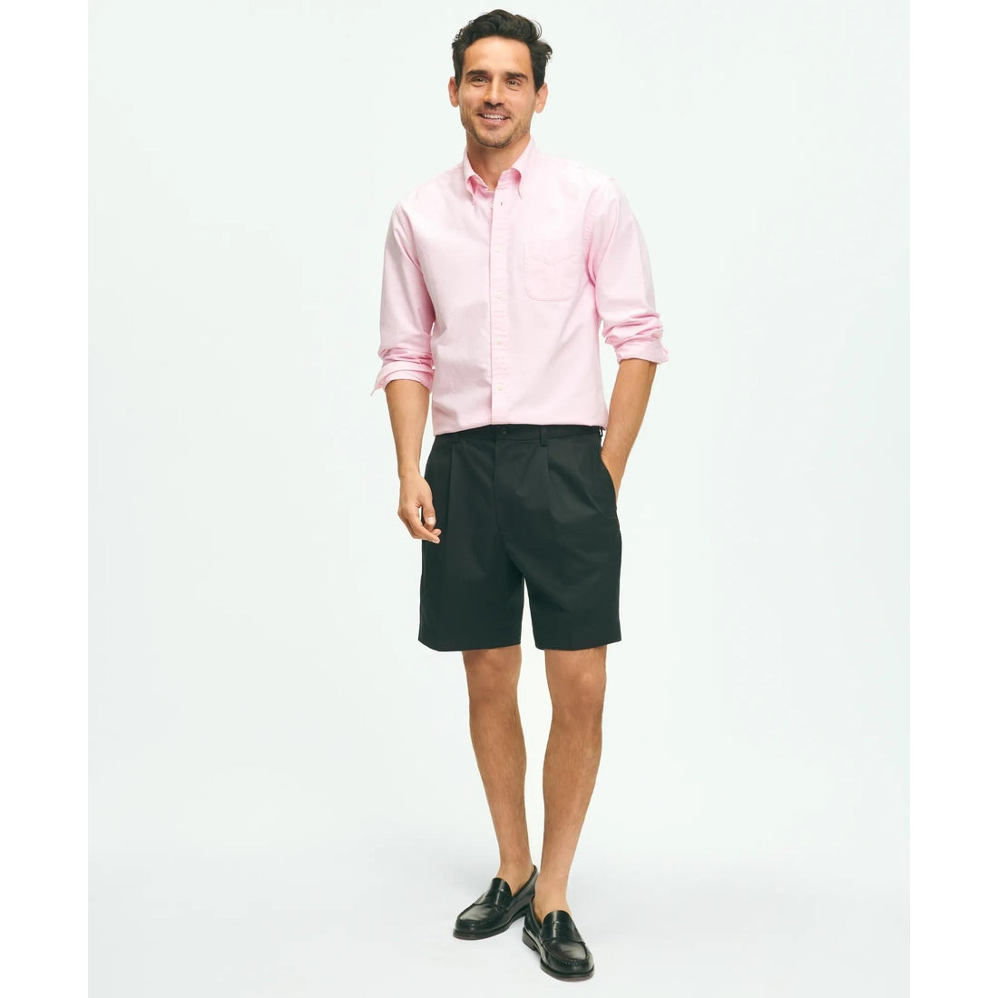 8" Pleat Front Stretch Advantage Chino Shorts