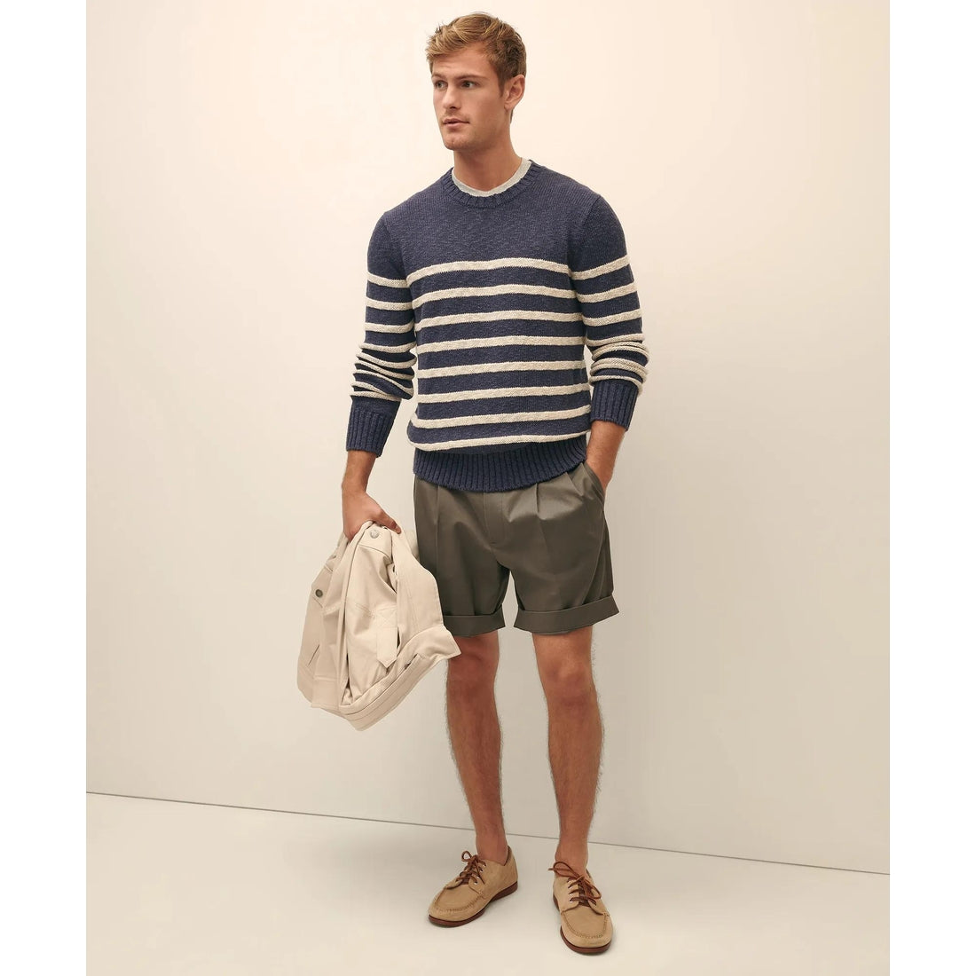 8" Pleat Front Stretch Advantage Chino Shorts