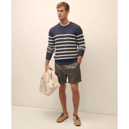 8" Pleat Front Stretch Advantage Chino Shorts