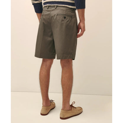 8" Pleat Front Stretch Advantage Chino Shorts