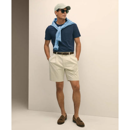 8" Pleat Front Stretch Advantage Chino Shorts