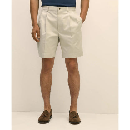 8" Pleat Front Stretch Advantage Chino Shorts