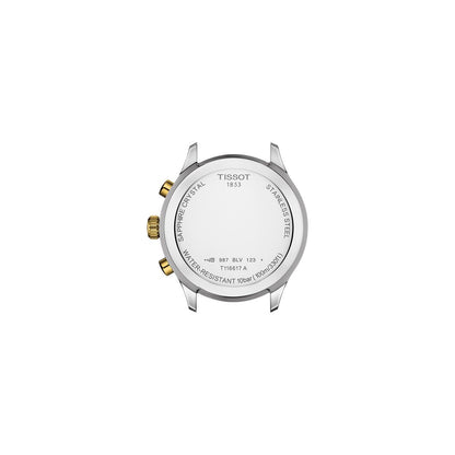 Tissot Men's Swiss Chronograph Chrono Xl Classic Two-Tone Stainless Steel Bracelet Watch 45mm
