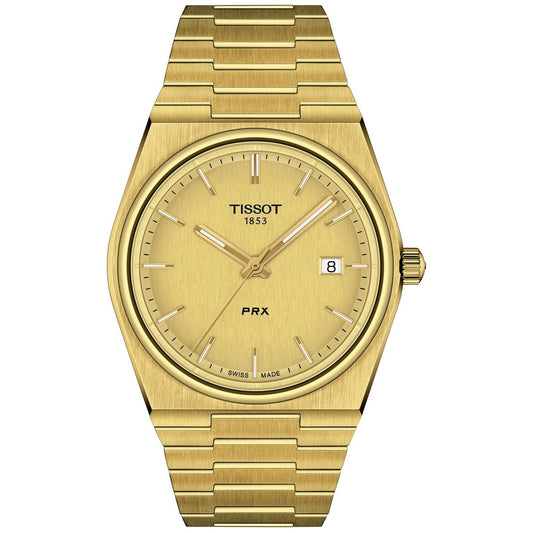 Tissot Men's Prx Gold-Tone Stainless Steel Bracelet Watch 40mm